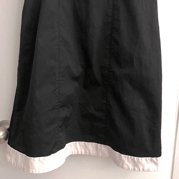 D. Exterior ⚓️ Black White Square Neck Stretchy Dress 42 - Picture 6 of 10